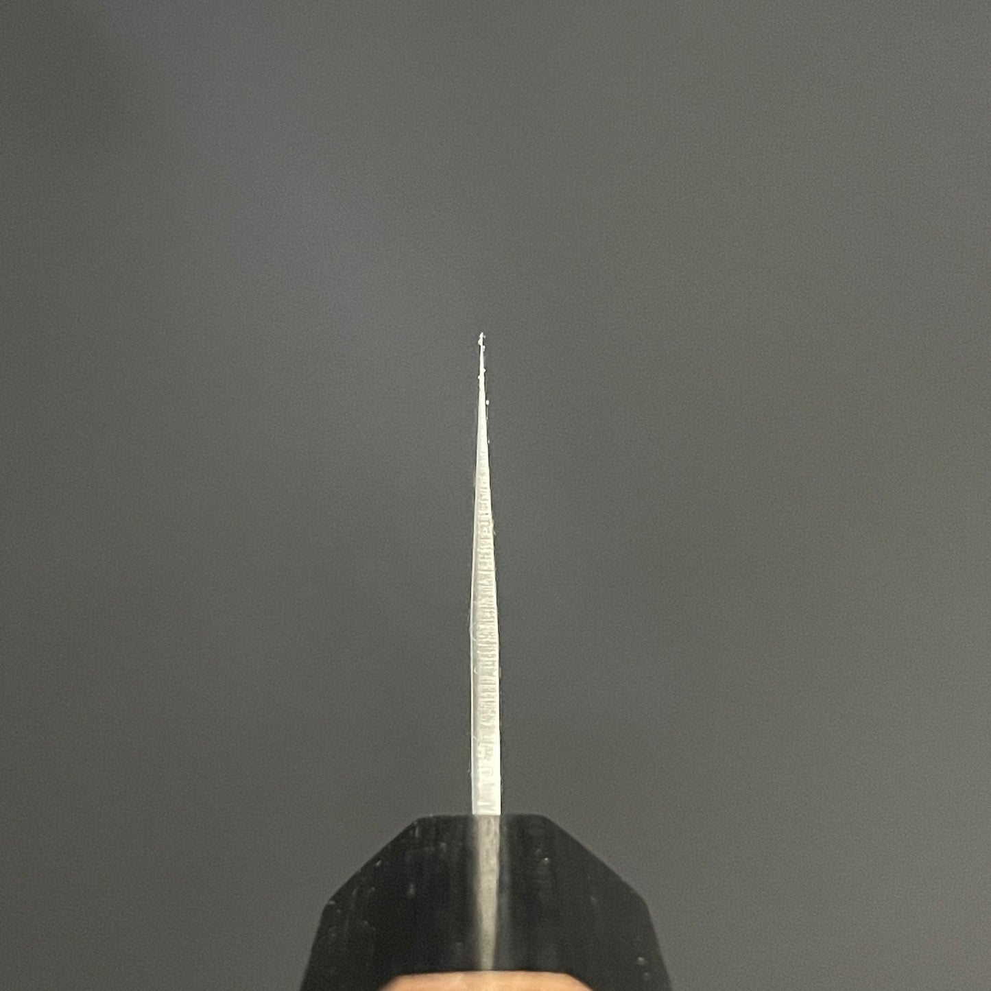 Santoku 165mm (6.5in) Ginsan Gingami (Silver No.3) Nashiji finish Double-Bevel
