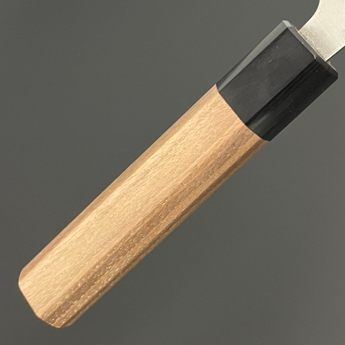 Santoku 165mm (6.5in) Ginsan Gingami (Silver No.3) Nashiji finish Double-Bevel