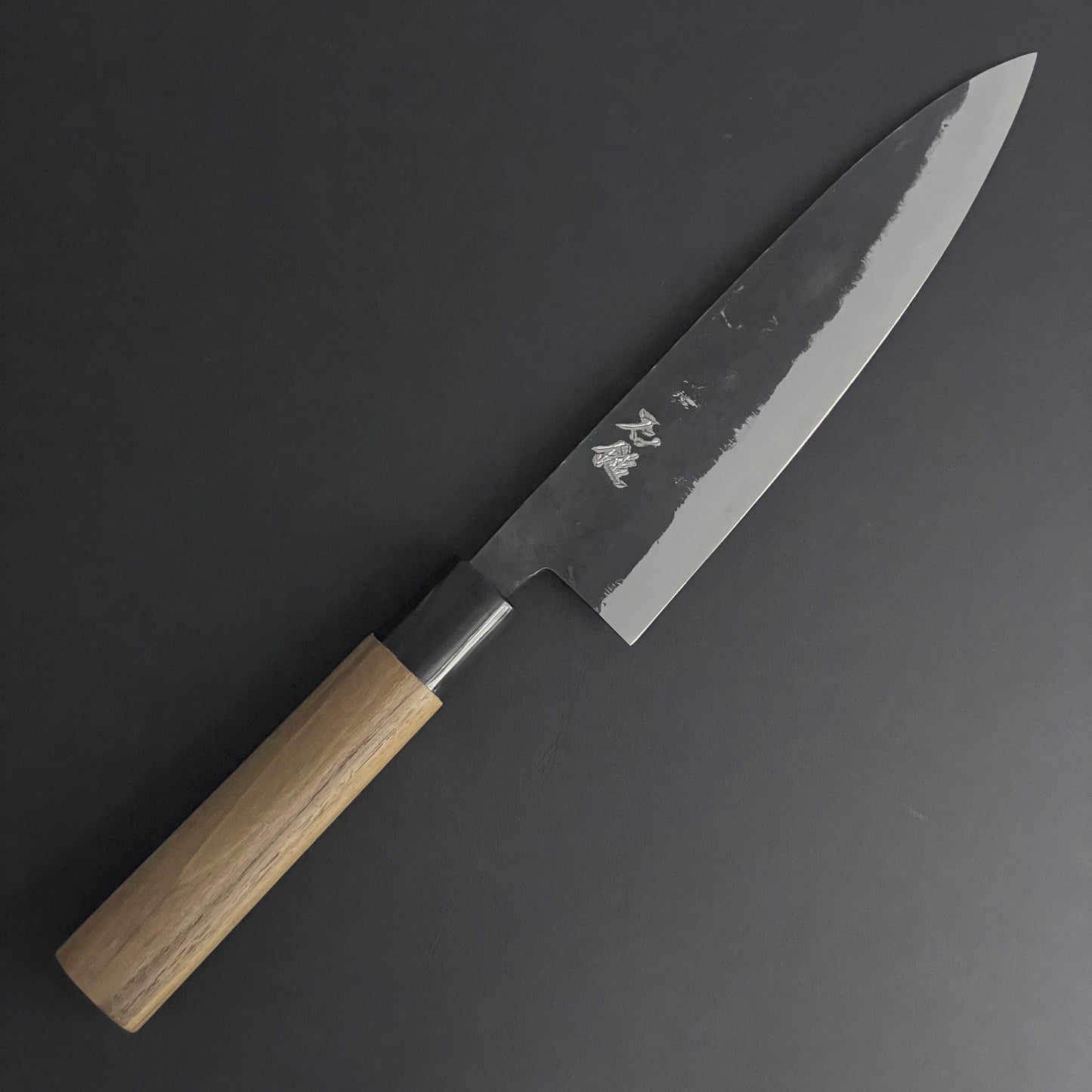 Gyuto Kurouchi 180 mm (7.1 in) Aogami (Blue) #2 Double-Bevel