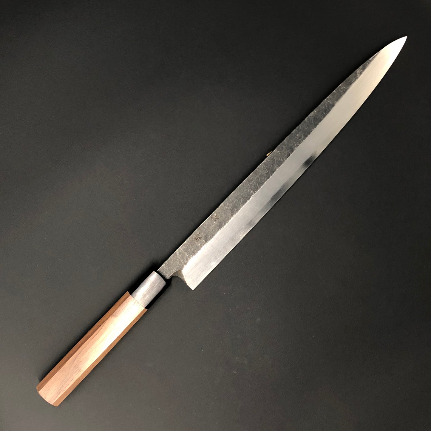 Yanagiba Kurouchi Black finished 300mm (11.8in) Aogami (Blue) No.2 Single-Bevel