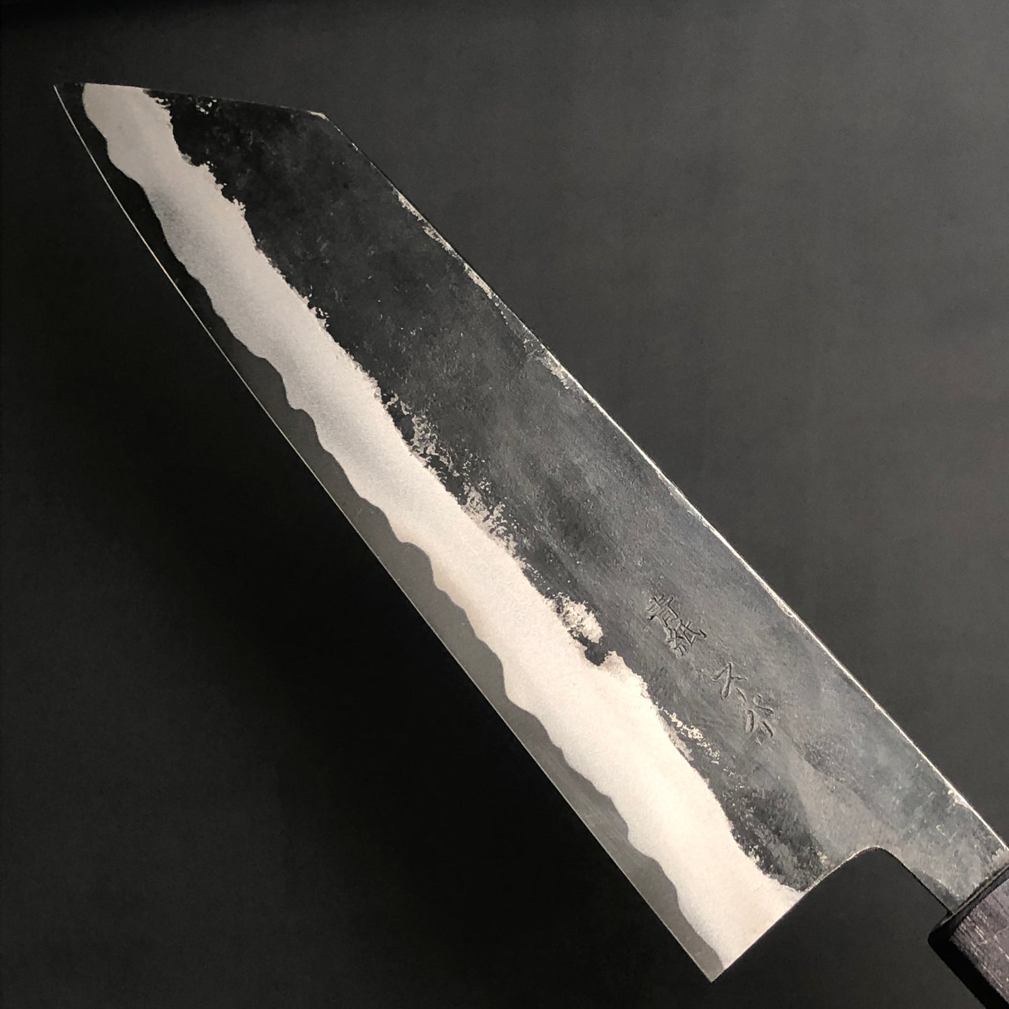 Kiritsuke Kurouchi 180 mm (7.1 in) Aogami Super Walnut Octagonal Double-Bevel