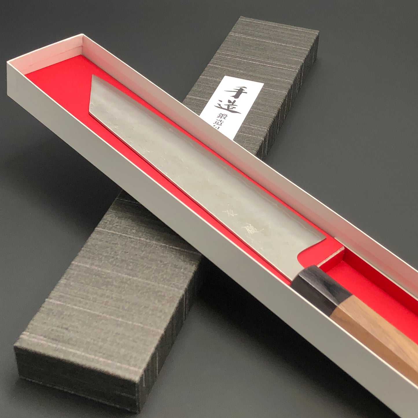 Kiritsuke 210 mm (8.3 in) Ginsan (Silver #3) Nashiji finish Double-Bevel