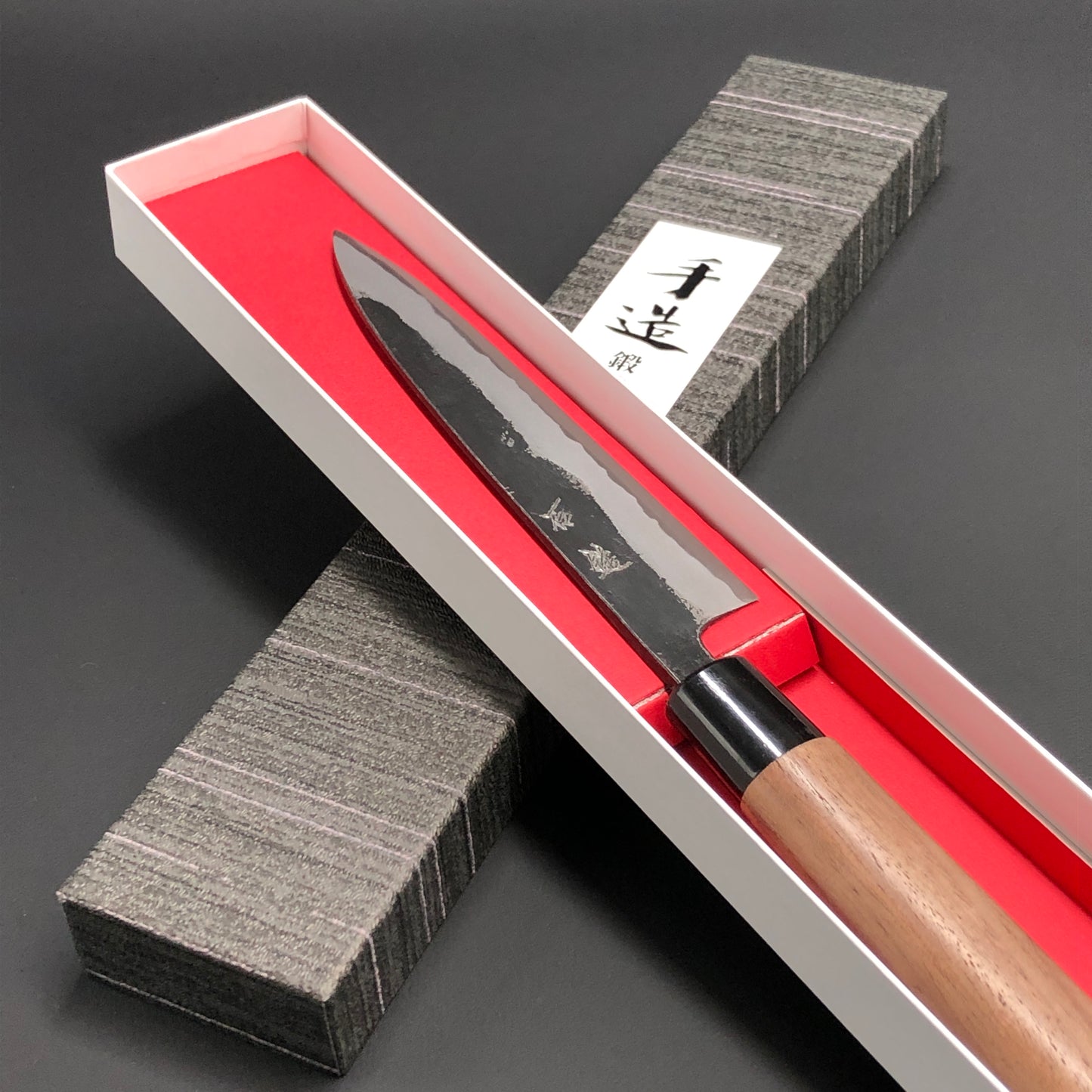 Koyanagi Kurouchi 135 mm (5.3 in) Aogami (Blue) #1 Double-Bevel