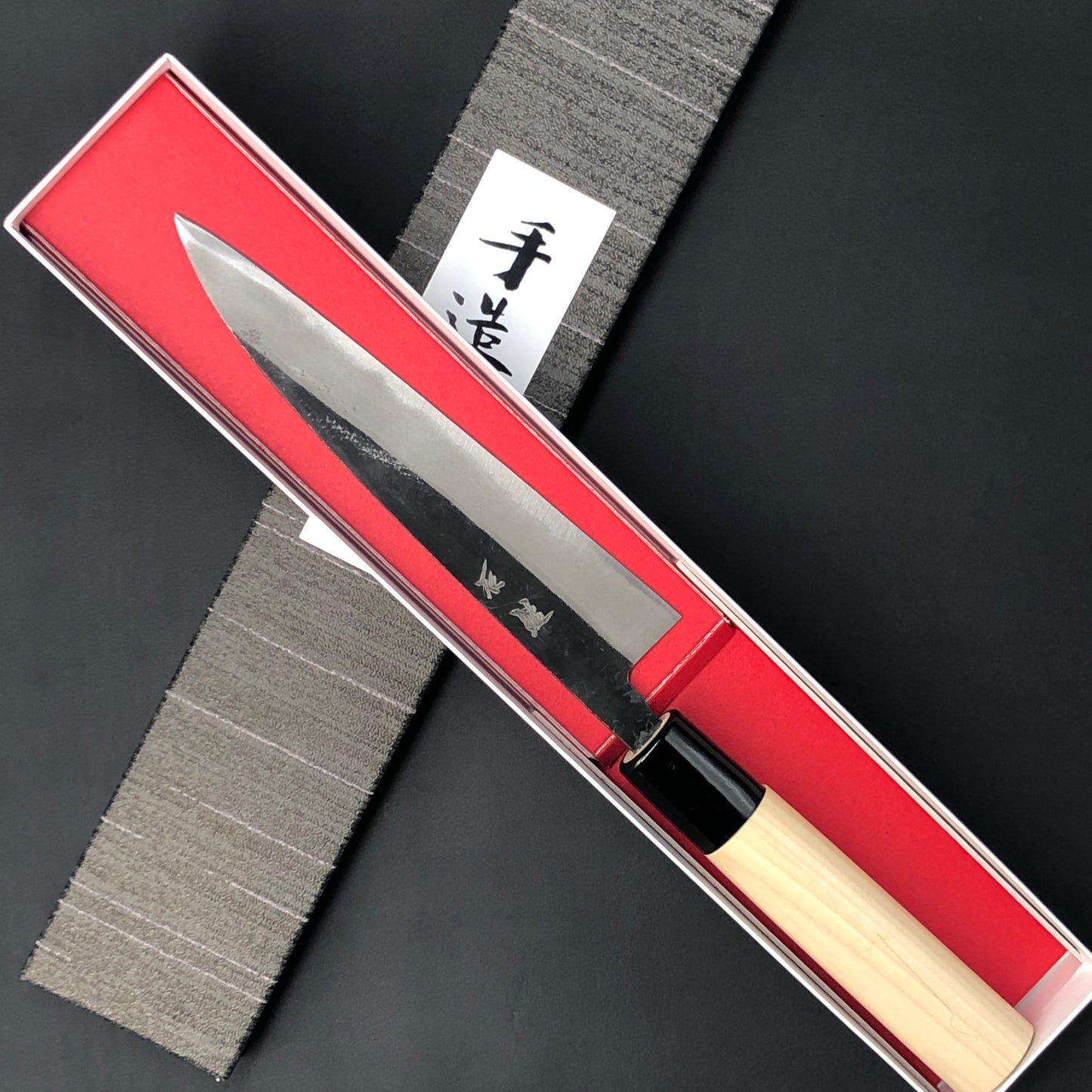 Koyanagi Kurouchi 150 mm (5.9 in) Aogami (Blue) #2 Double-Bevel
