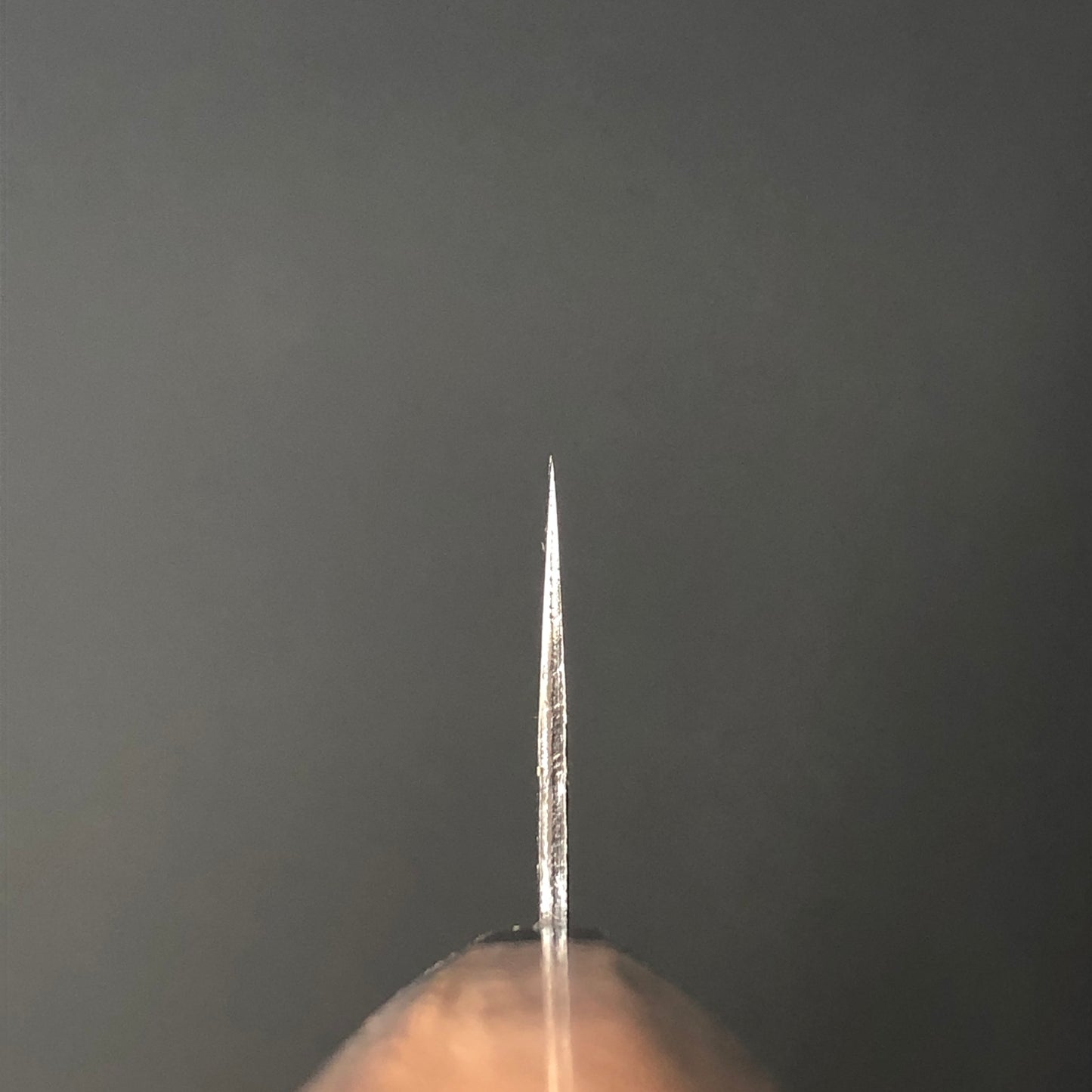 Nakiri 165 mm (6.5 in) Aogami Super Black Hammered Finish Double-Bevel