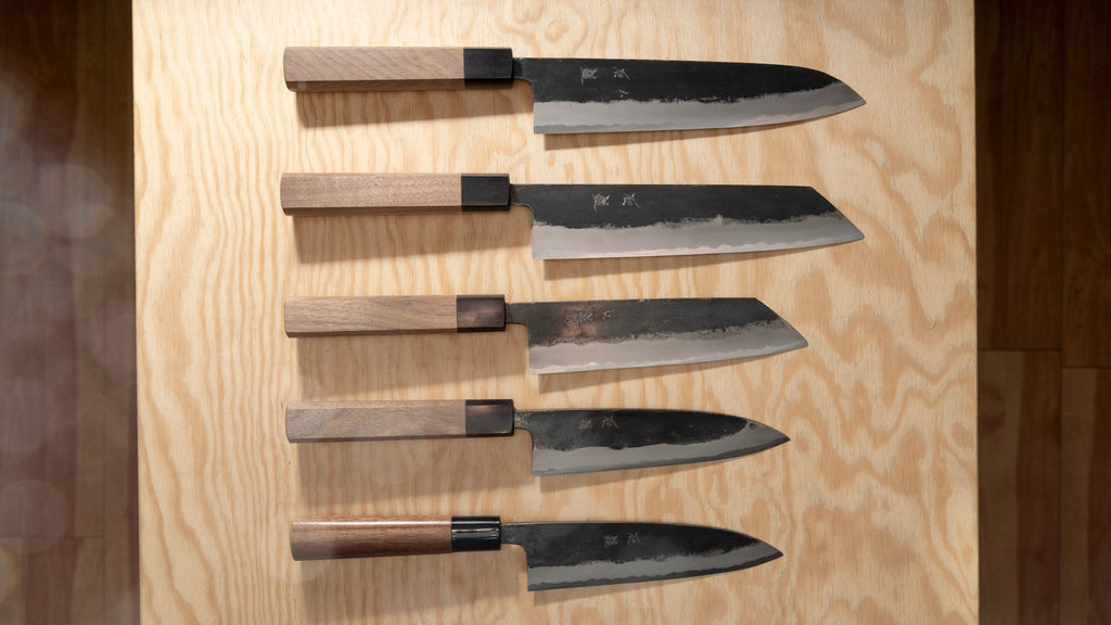 Japanese Kurouchi Knives