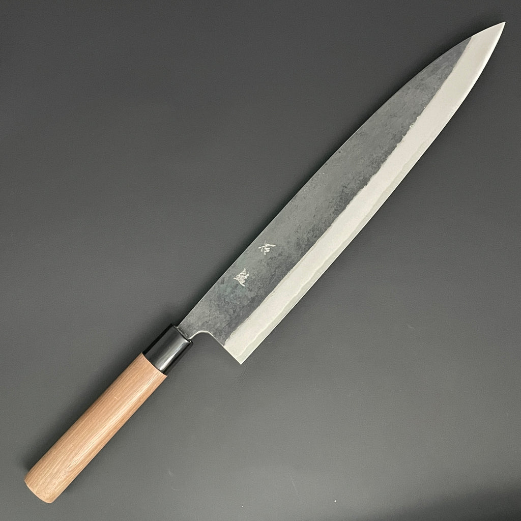 Gyuto Kurouchi 300 mm (11.8 in) Aogami (Blue) #2 Double-Bevel