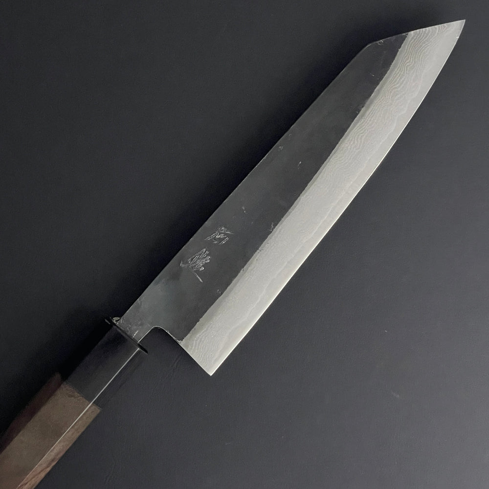 
                  
                    Kurouchi Damascus Kiritsuke 180 mm (7.1 in) Aogami (Blue) #2 Double-Bevel
                  
                