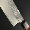 Santoku 170mm (6.7 In) VG Stainless Steel Hammered Finish Double-Bevel