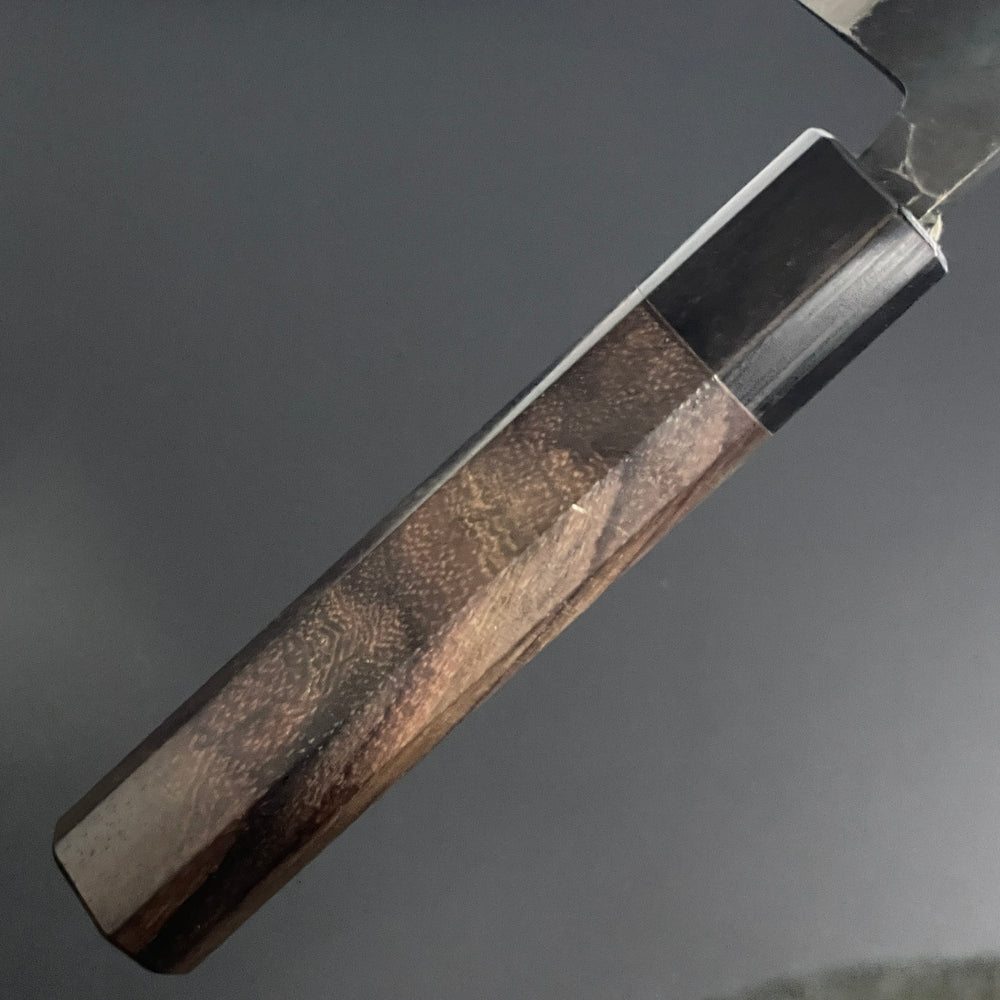 
                  
                    Kurouchi Damascus Kiritsuke 180 mm (7.1 in) Aogami (Blue) #2 Double-Bevel
                  
                