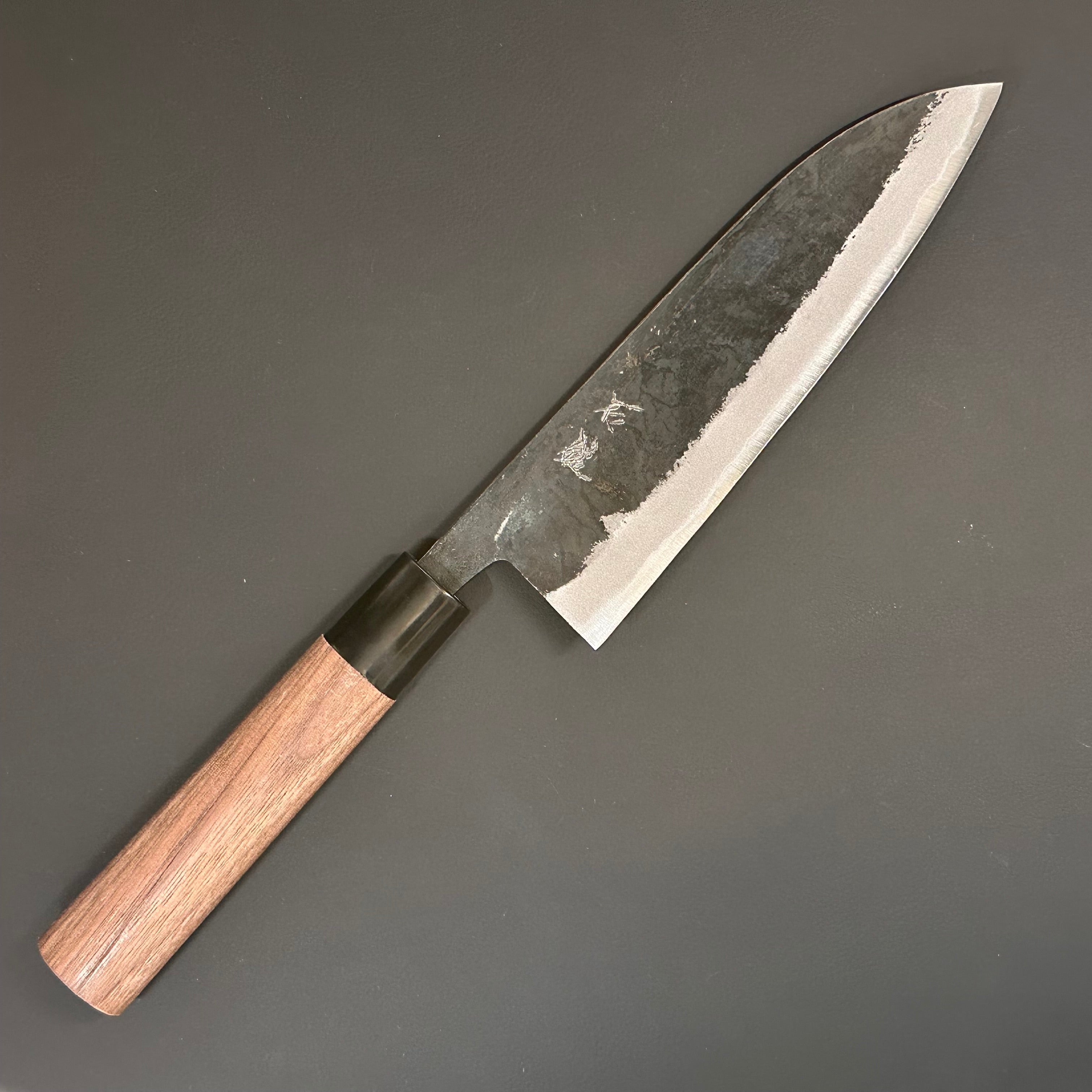 Santoku 165 mm (6.5 in) Blue#2 – Yoshimune Knives Kyoto
