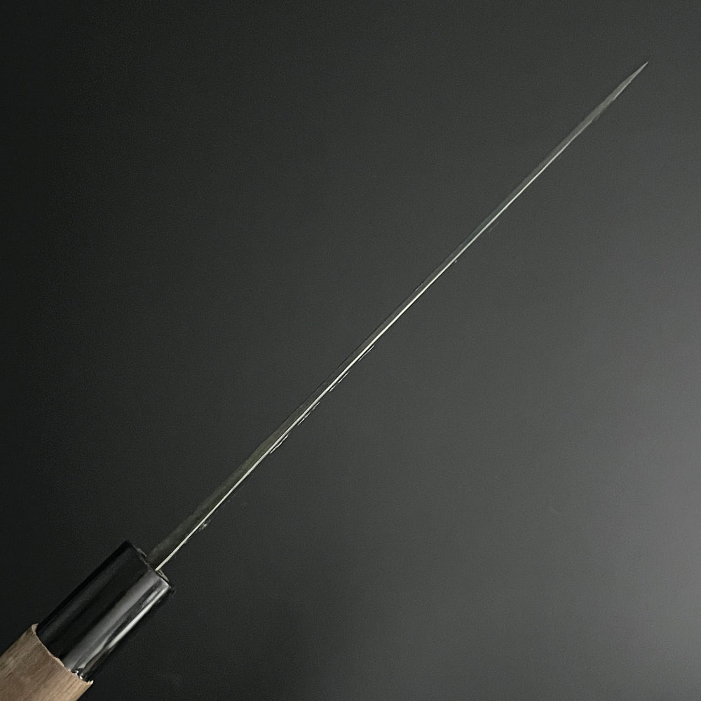 
                  
                    Funayuki Kurouchi 180 mm (7.1 in) Aogami (Blue) #2 Wavy Finish Double-Bevel
                  
                