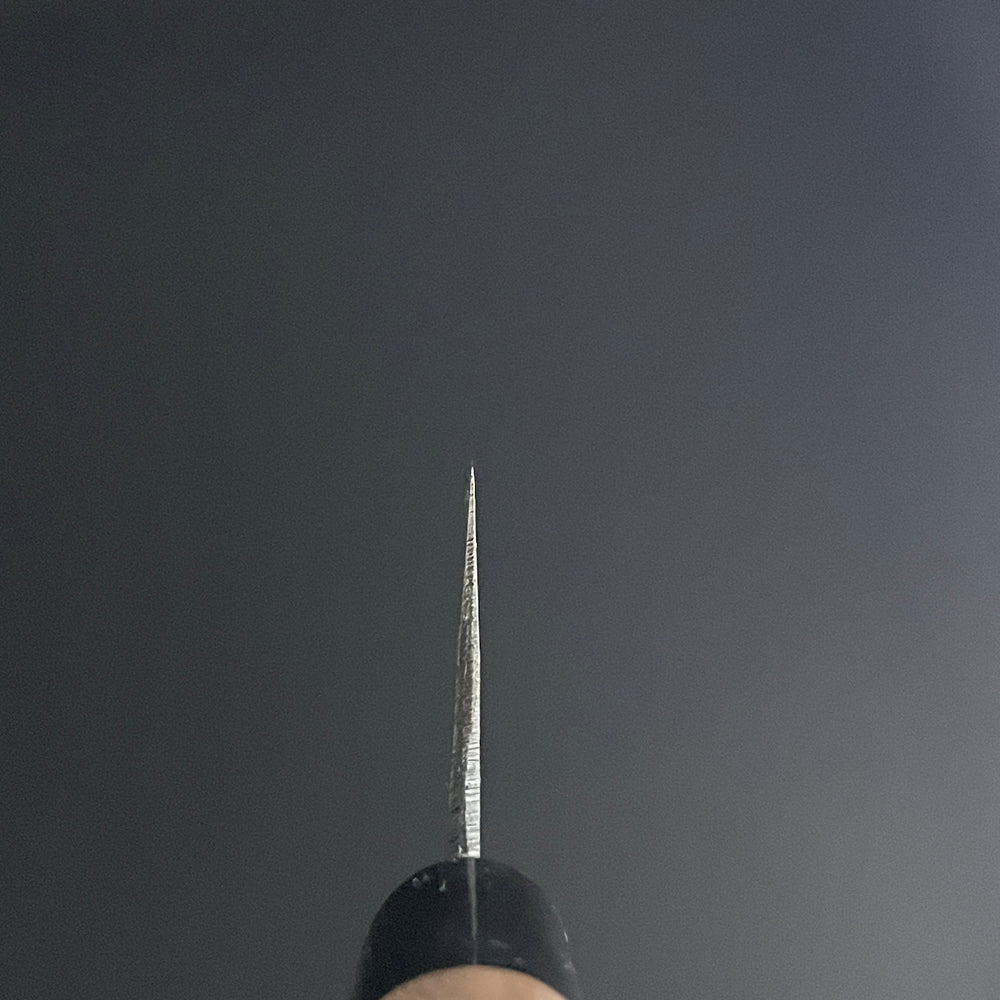 
                  
                    Funayuki Kurouchi 180 mm (7.1 in) Aogami (Blue) #2 Wavy Finish Double-Bevel
                  
                