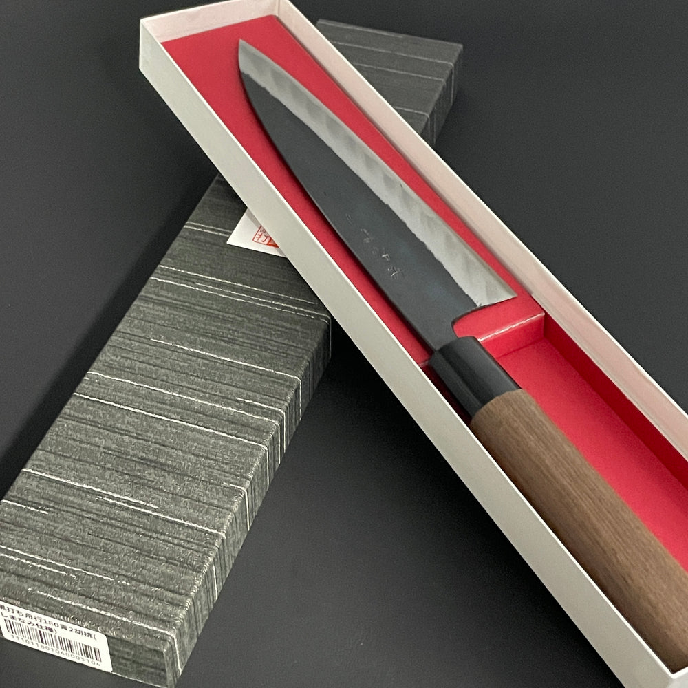 
                  
                    Funayuki Kurouchi 180 mm (7.1 in) Aogami (Blue) #2 Wavy Finish Double-Bevel
                  
                