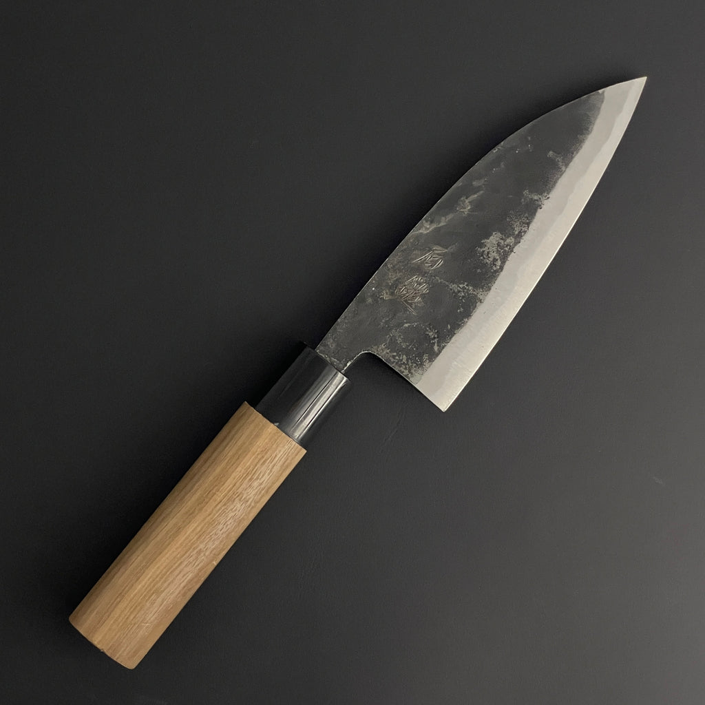 Deba Kurouchi 135mm (5.3 in) Aogami (Blue) #2 Double-Bevel