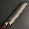 SC Kiritsuke 210mm (7.6 in) Aogami(Blue) #S Black Hammered Finish Double-Bevel