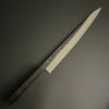 SC Sujihiki 270mm (10.6 in) Aogami(Blue) #S Black Hammered Finish Double-Bevel