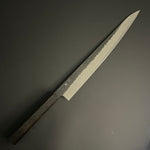 SC Sujihiki 270mm (10.6 in) Aogami(Blue) #S Black Hammered Finish Double-Bevel