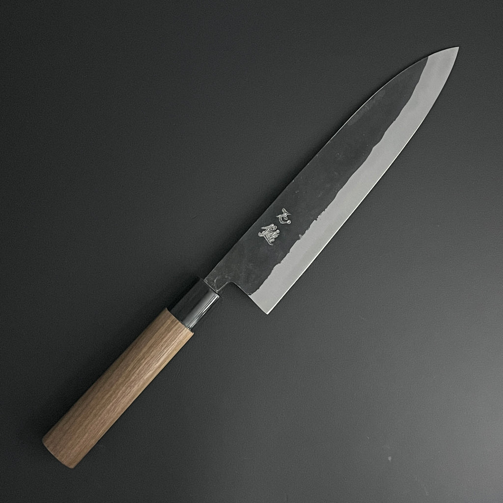 Gyuto Kurouchi 210 mm (8.3 in) Aogami (Blue) #2 Double-Bevel