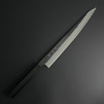 SC Sujihiki 270mm (10.6 in) Aogami(Blue) #S Black Hammered Finish Double-Bevel