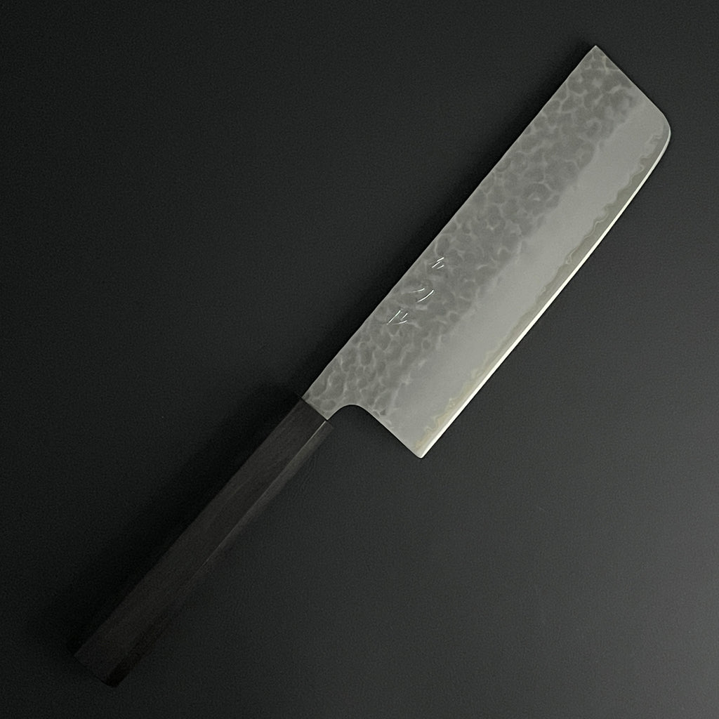 SC Nakiri 165mm (6.7 in) Aogami(Blue) #Super Hammered Finish Double-Bevel