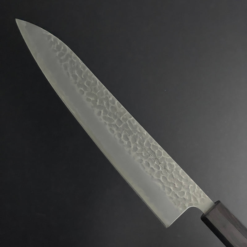 SC Gyuto 240mm (9.4 in) Aogami(Blue) #Super Hammered Finish Double-Bevel