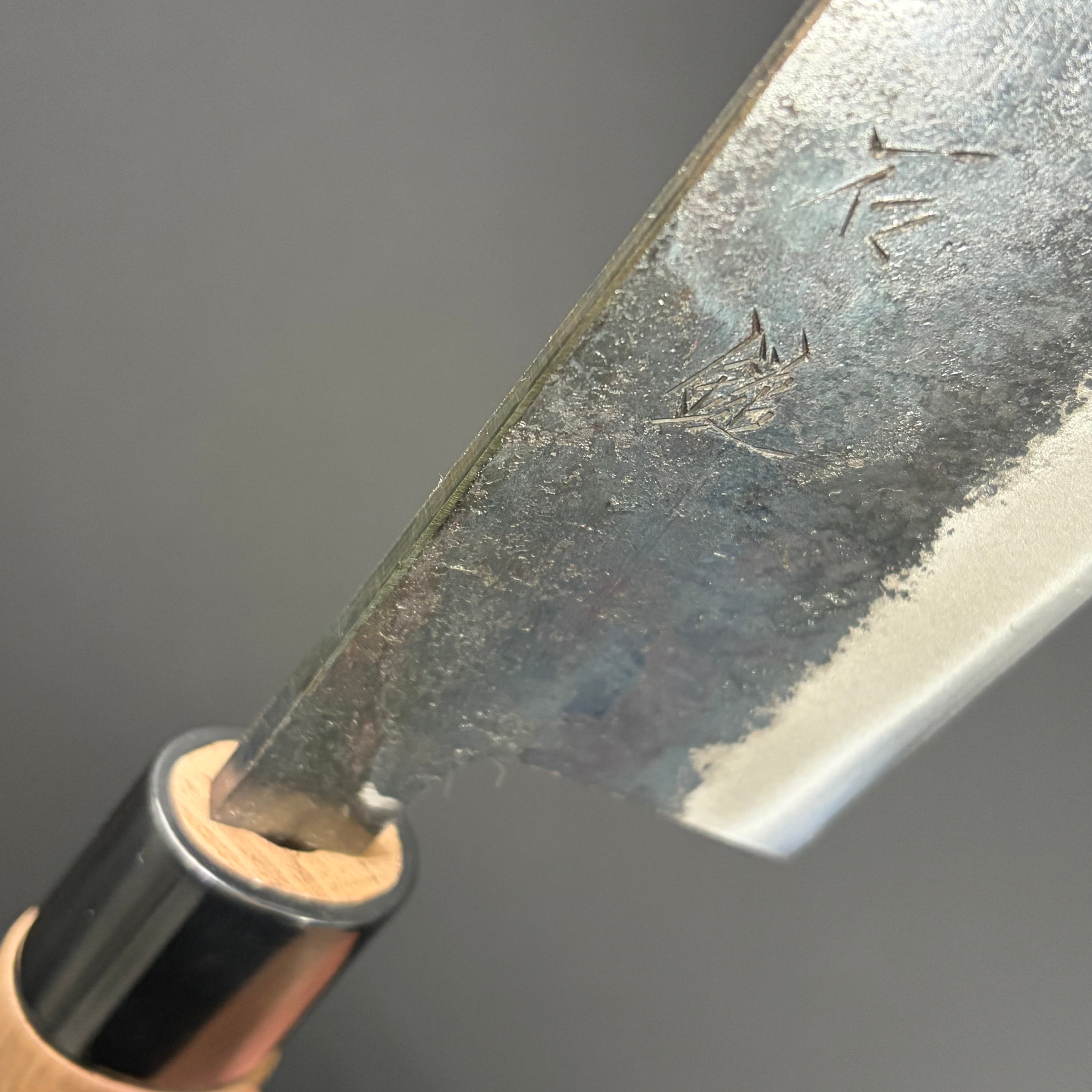 Nakiri 165 mm (6.5 in) Blue#2 – Yoshimune Knives Kyoto