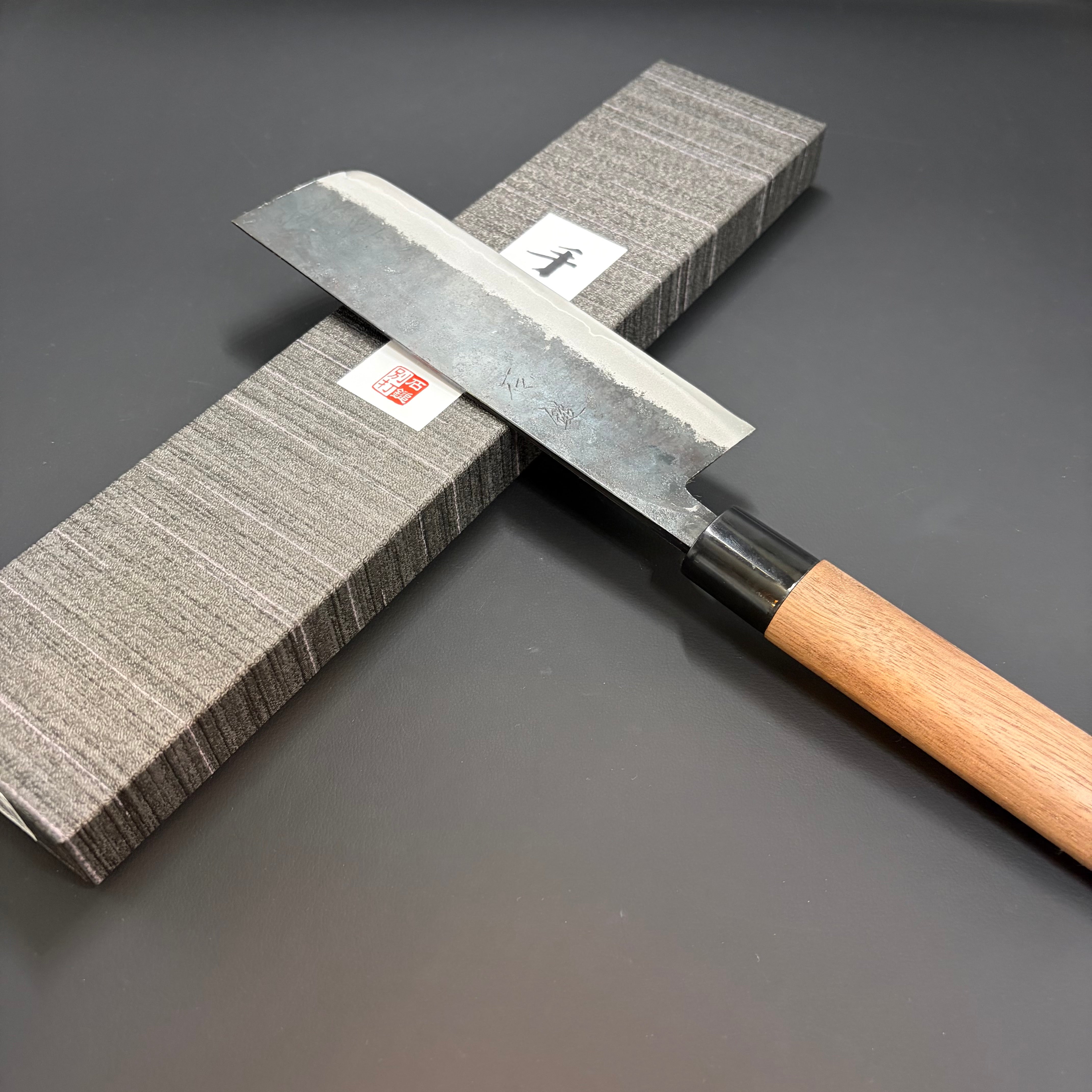 Nakiri 165 mm (6.5 in) Blue#2 – Yoshimune Knives Kyoto