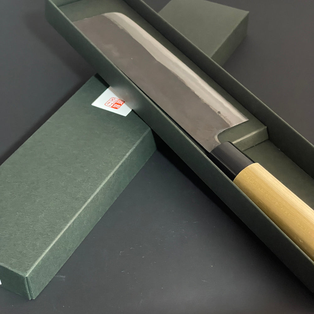 
                  
                    Nakiri Kurouchi 165 mm (6.5 in) Shirogami (White) #1 Double-Bevel
                  
                