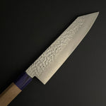 SC Kiritsuke 180mm (7.1 in) Silver#3 Stainless Hammered Finish Double-Bevel