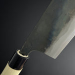 Kurouchi Gyuto 210mm ( 8.2 in) Shirogami(White) No.1 Double-Bevel