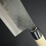 Kurouchi Gyuto 210mm ( 8.2 in) Shirogami(White) No.1 Double-Bevel