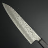 SC Gyuto 180mm (7.1 in) Shirogami(White) #1 Hammered Finish Double-Bevel