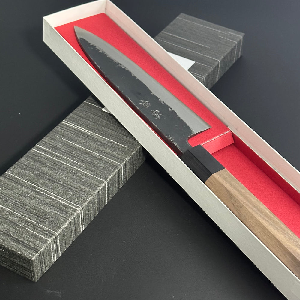 
                  
                    Deba (Sabaki) Kurouchi 165 mm (6.5 in) Aogami Super Double-Bevel
                  
                