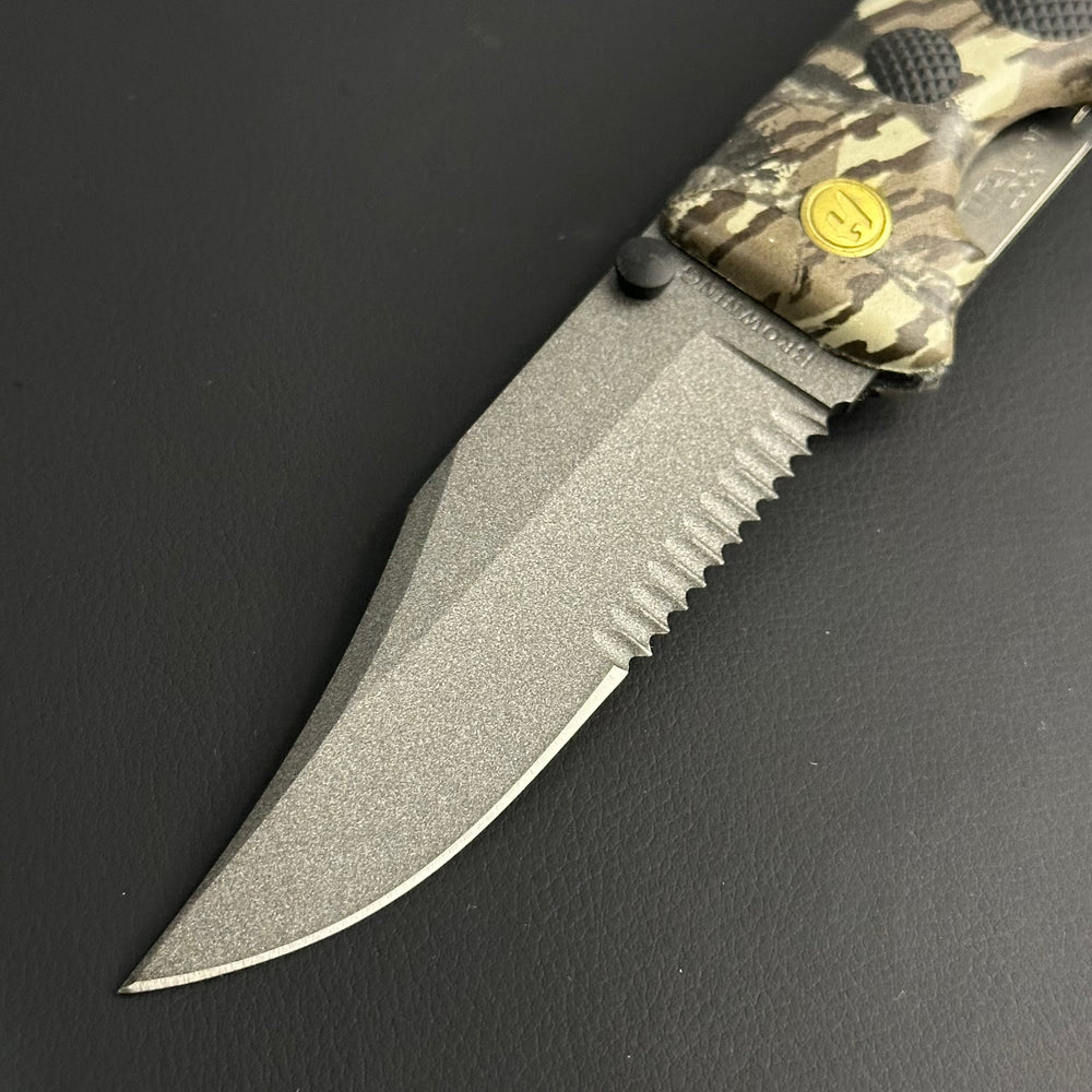 Hiro & Brow Folding Knife AUS8 Stainless Steel 