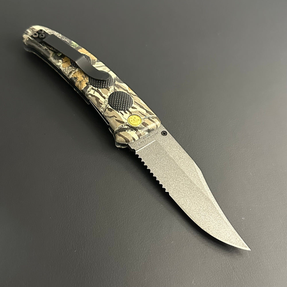 
                  
                    Hiro & Brow Folding Knife AUS8 Stainless Steel 
                  
                