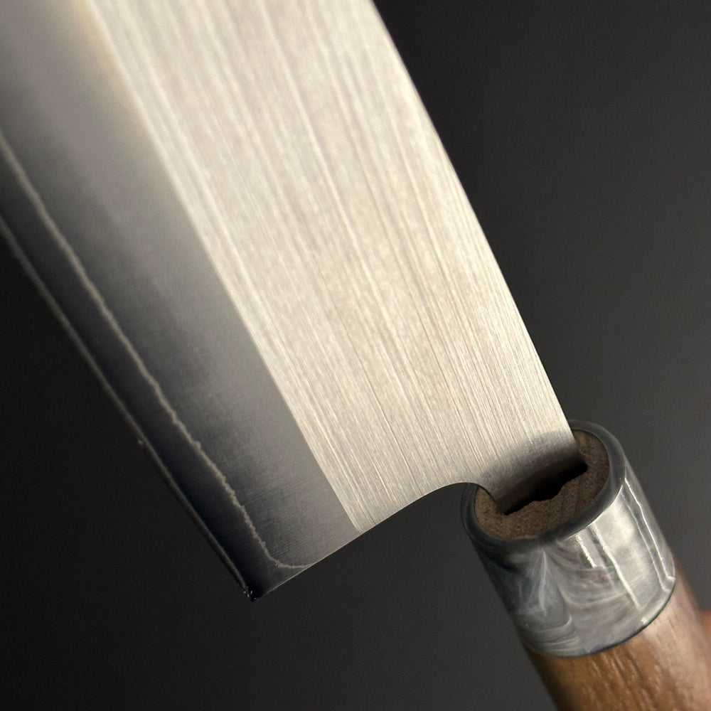 
                  
                    Santoku 165mm (6.5in) AUS8 Stainless Steel Polished Double-Bevel
                  
                