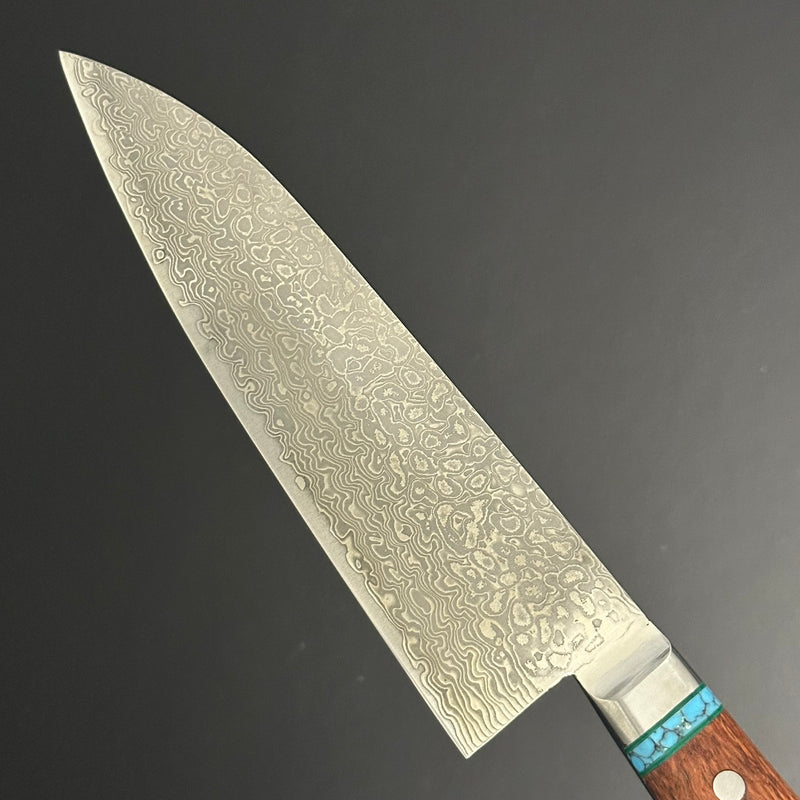 SC Santoku 180mm (7in) VG10 Stainless Steel 33 Layers Damascus Double-Bevel