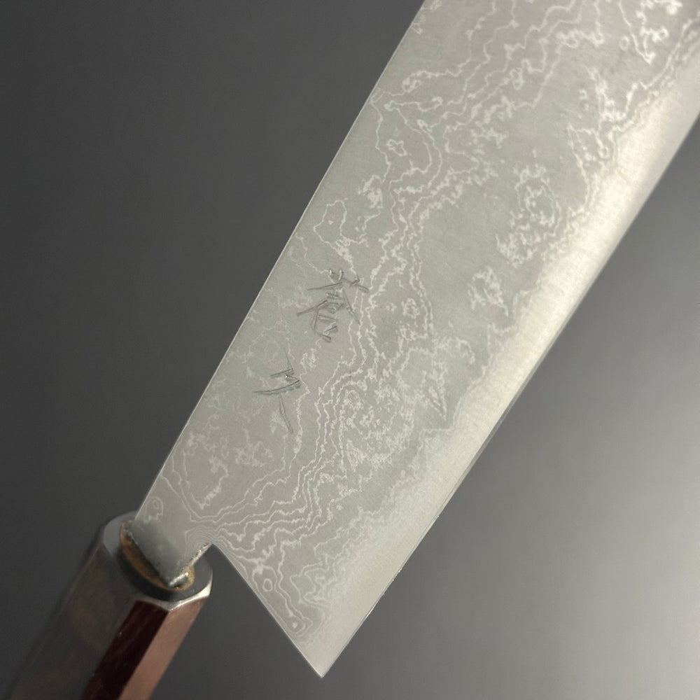 
                  
                    Damascus Santoku 165 mm (6.5 in) Aogami (Blue) #2 Double-Bevel
                  
                