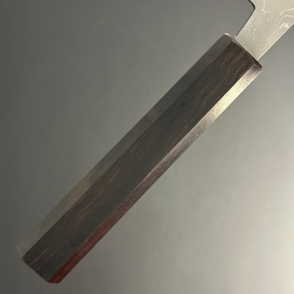 
                  
                    Damascus Santoku 165 mm (6.5 in) Aogami (Blue) #2 Double-Bevel
                  
                