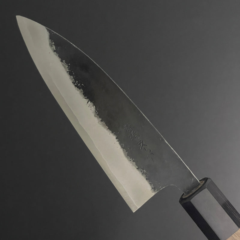 Funayuki Kurouchi 120 mm (4.7 in) Aogami (Blue) #S Double-Bevel