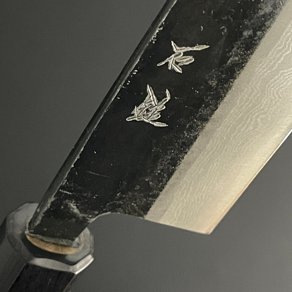 
                  
                    Kurouchi Damascus Kiritsuke 180 mm (7.1 in) Aogami (Blue) #2 Double-Bevel
                  
                