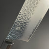 Santoku 170mm (6.7 In) VG Stainless Steel Hammered Finish Double-Bevel