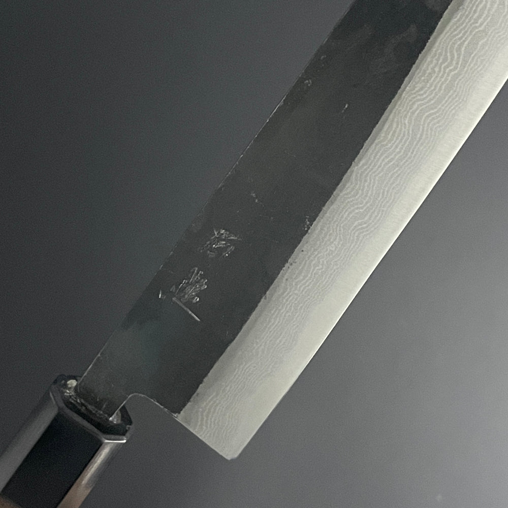 
                  
                    Kurouchi Damascus Kiritsuke 180 mm (7.1 in) Aogami (Blue) #2 Double-Bevel
                  
                