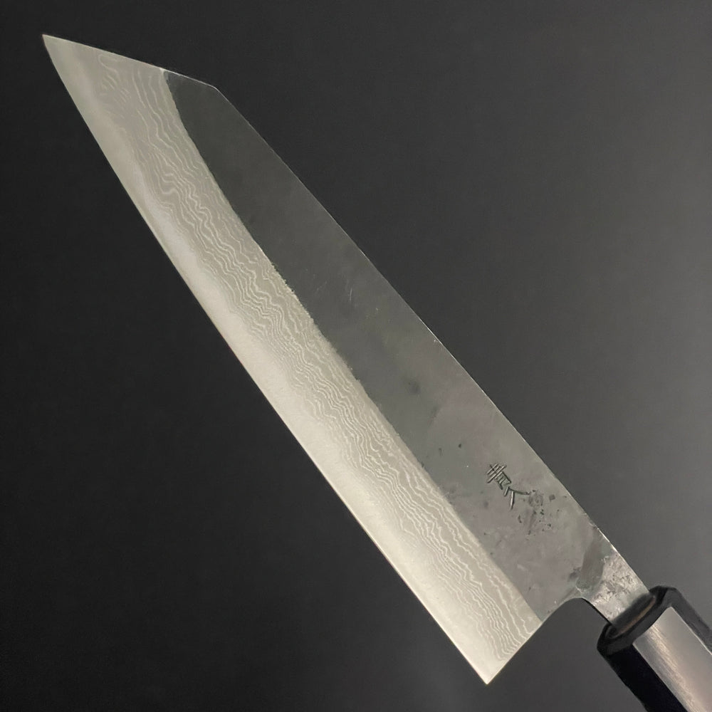 
                  
                    Kurouchi Damascus Kiritsuke 180 mm (7.1 in) Aogami (Blue) #2 Double-Bevel
                  
                