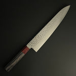 Gyuto 240mm (9.4 in) AUS8 Stainless Steel Hammered Damascus Double-Bevel 