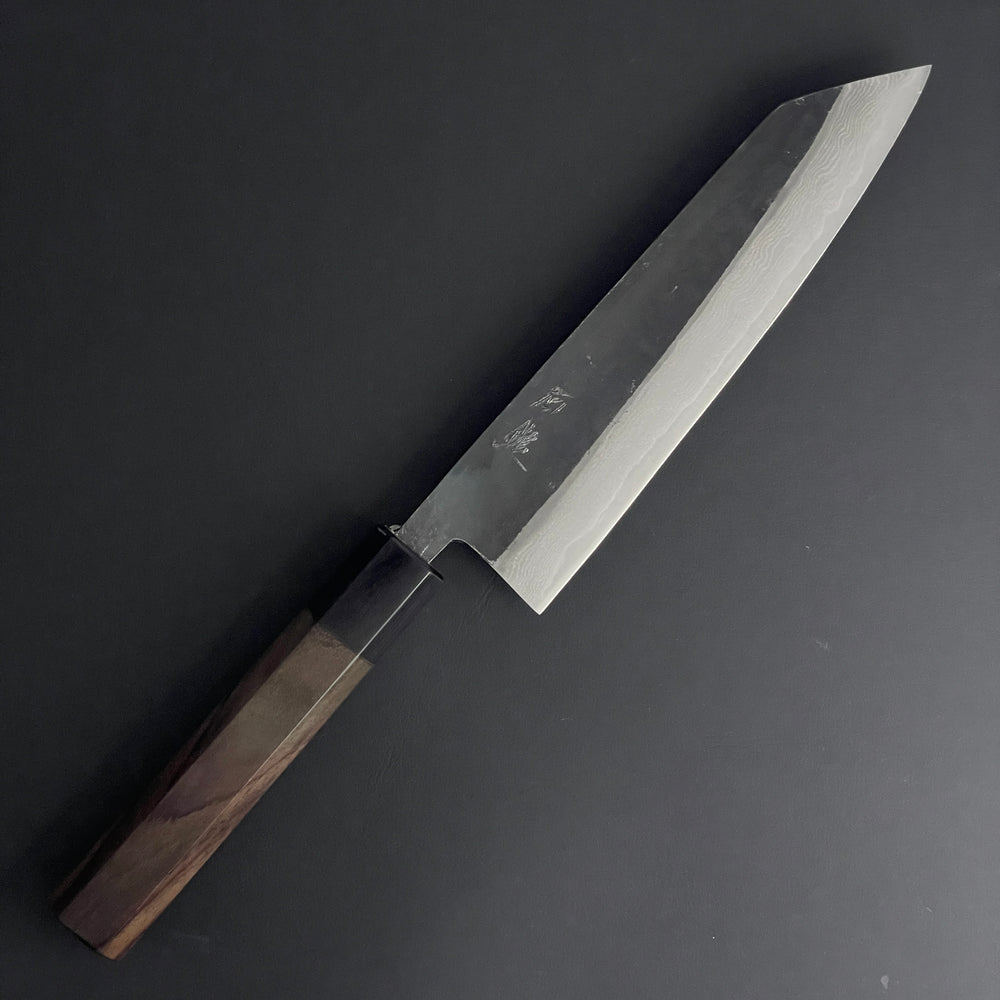 
                  
                    Kurouchi Damascus Kiritsuke 180 mm (7.1 in) Aogami (Blue) #2 Double-Bevel
                  
                