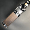 Kurouchi Forged Sword Hunting Knife Fixed Blade 135 mm (5.3 in) Damascus Aogami (Blue) #2 Double-Bevels