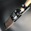 Kurouchi Forged Sword Hunting Knife Fixed Blade 120 mm (4.7 in) Damascus Aogami (Blue) #2 Double-Bevels
