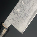 Bunka 165 mm (6.5 in) Aogami (Blue) #2 Damascus (33-Layer) Double-Bevel